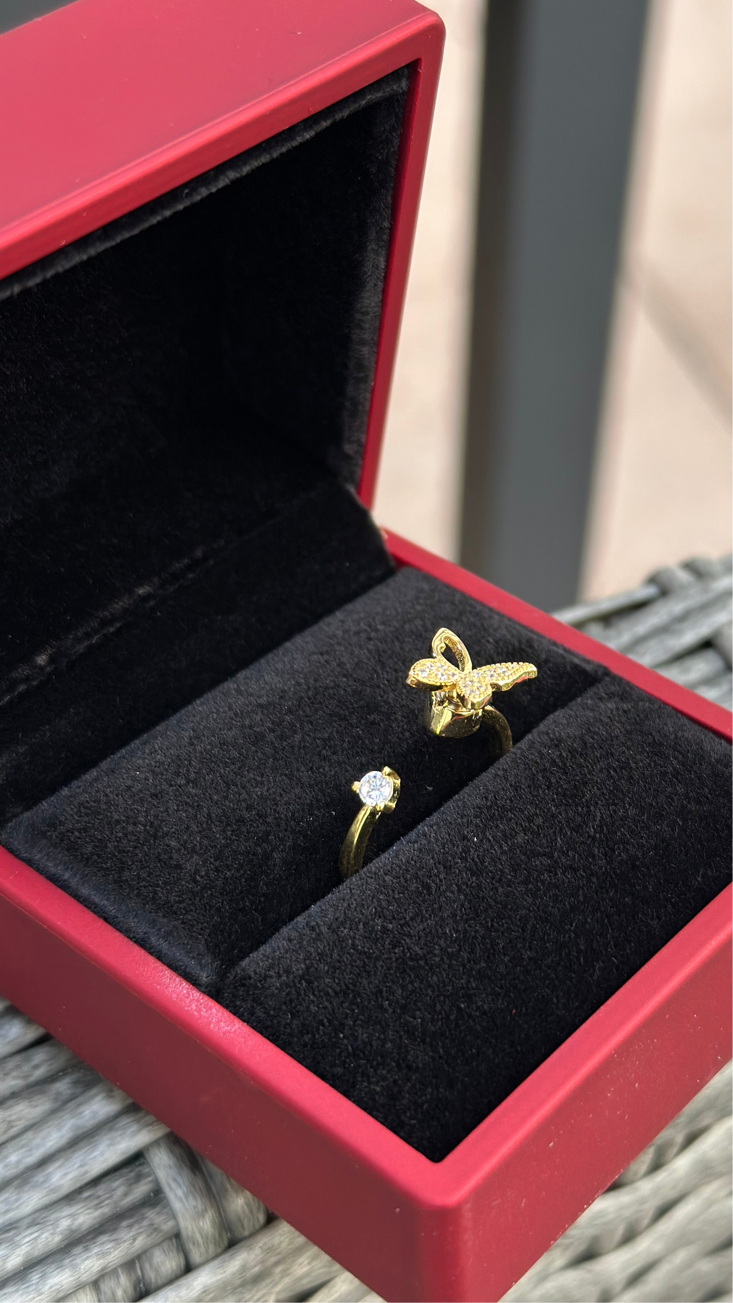 Butterfly Ring Gold