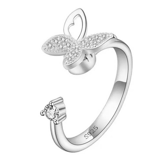 Butterfly Ring Silber