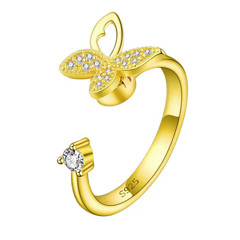 Butterfly Ring Gold